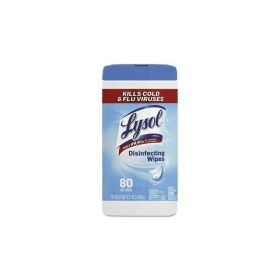 Lysol Disinfecting Wipes, Crisp Linen, 80ct
