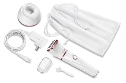 Andis  Electric Shaver for Women  Rechargeable Cordless Wet & Dry Shaver, Lightweight - 6 Piece Kit